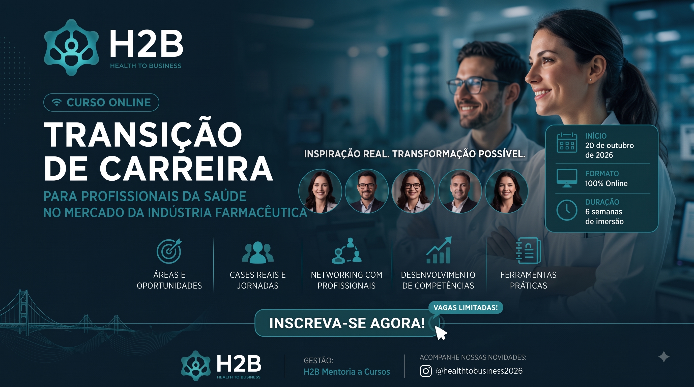 Transição de Carreira para Profissionais da Saúde na Indústria Farmacêutica - Turma 2